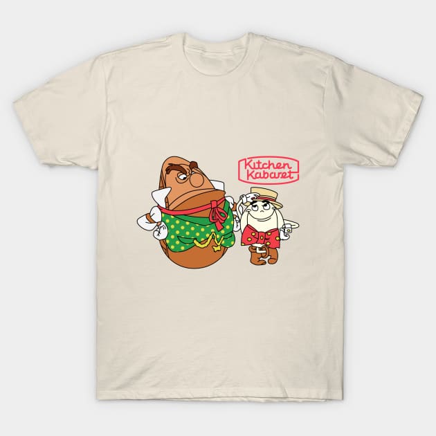 Kitchen Kabaret - Hamm & Eggz T-Shirt by jimmyjames